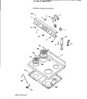 Diagram for 1 - Control Panel & Cooktop
