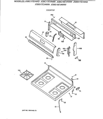 Diagram for JGBS18EV4WW