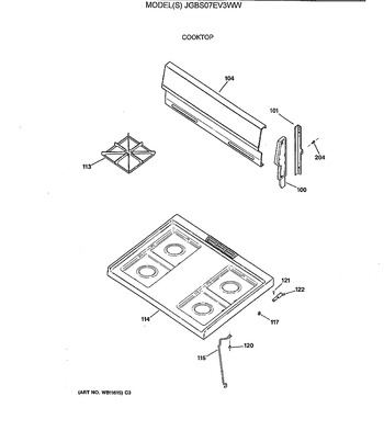 Diagram for JGBS07EV3WW