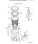 Diagram for 3 - Tub, Basket & Agitator