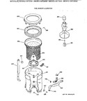 Diagram for 3 - Tub, Basket & Agitator