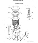 Diagram for 3 - Tub, Basket & Agitator