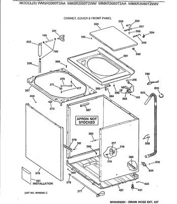 Diagram for WMXR3080T2AA