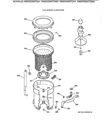 Diagram for WMXR3080T2AA