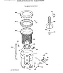 Diagram for 3 - Tub, Basket & Agitator