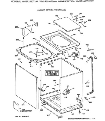 Diagram for WMXR3080T3WW