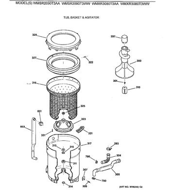 Diagram for WMXR3080T3WW