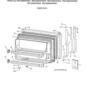 Diagram for TBX18MAXFRWW