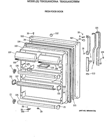 Diagram for TBX22JAXCRWW