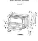 Diagram for 1 - Freezer Door