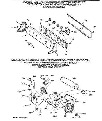 Diagram for DBXR453GT0WB