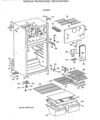 Diagram for TBX18TAZCRWH