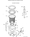 Diagram for 3 - Tub, Basket & Agitator