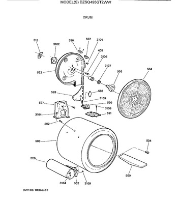 Diagram for DZSQ495GT2WW