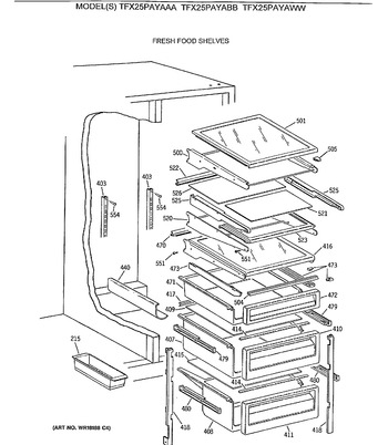 Diagram for TFX25PAYAWW