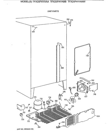 Diagram for TFX25PAYAWW