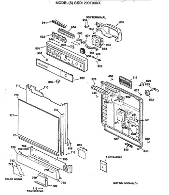 Diagram for GSD1200T03XX