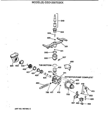 Diagram for GSD1200T03XX