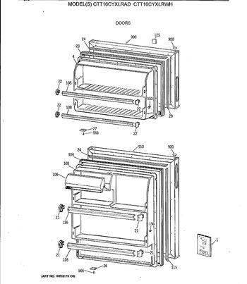 Diagram for CTT16CYXLRWH