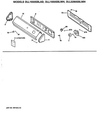 Diagram for DLL1550SBLAD