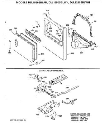 Diagram for DLL1550SBLAD