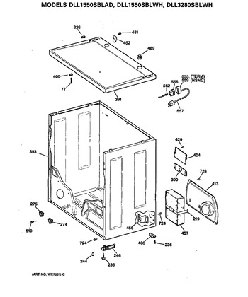 Diagram for DLL1550SBLAD