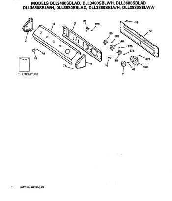 Diagram for DLL3480SBLWH