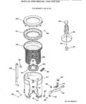 Diagram for 3 - Tub, Basket & Agitator