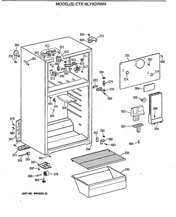 Diagram for CTX18LYXDRWH