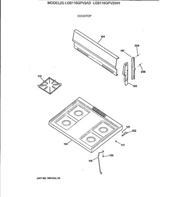 Diagram for LGB116GPV2AD