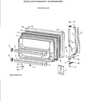 Diagram for 1 - Freezer Door