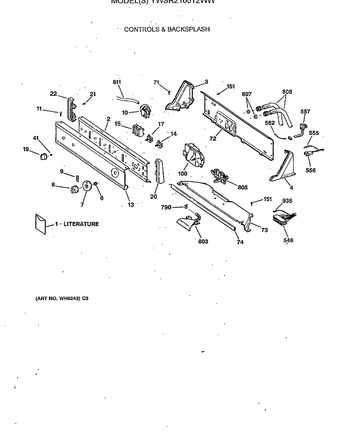 Diagram for YWSR2100T2WW