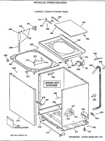 Diagram for YWSR2100T2WW