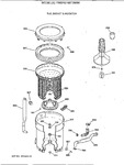 Diagram for 3 - Tub, Basket & Agitator