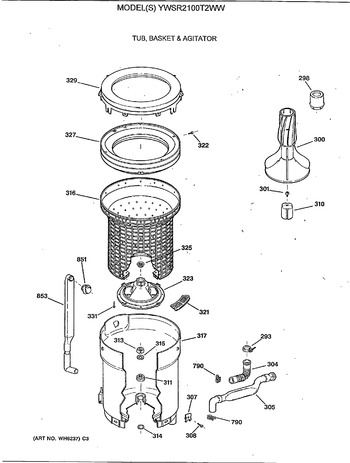 Diagram for YWSR2100T2WW