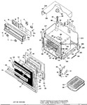 Diagram for 1 - Upper Oven Parts