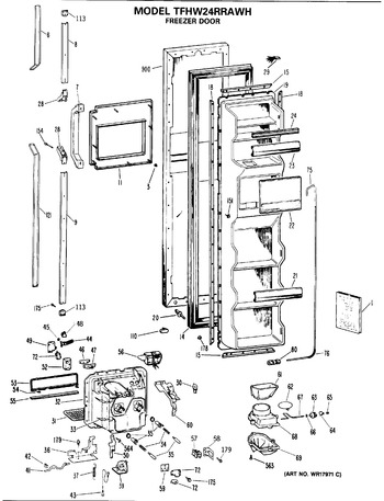 Diagram for TFHW24RRAWH