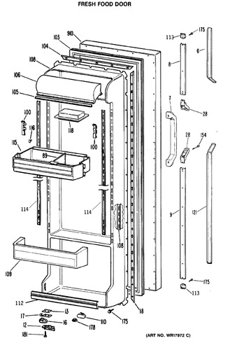 Diagram for TFHW24RRAWH