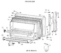 Diagram for 1 - Freezer Door