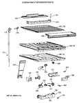 Diagram for 5 - Compartment Separator Parts