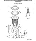 Diagram for 3 - Tub, Basket & Agitator