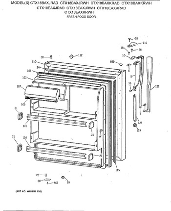 Diagram for CTX18EAXKRAD