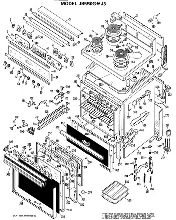 Diagram for JB550G*J3