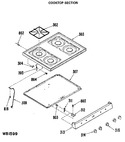 Diagram for 2 - Cooktop Section