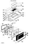 Diagram for 2 - Upper Oven Door