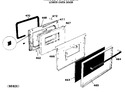 Diagram for 4 - Lower Oven Door