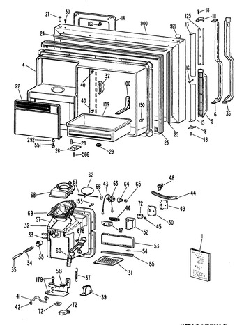 Diagram for TBHW22RRELWH