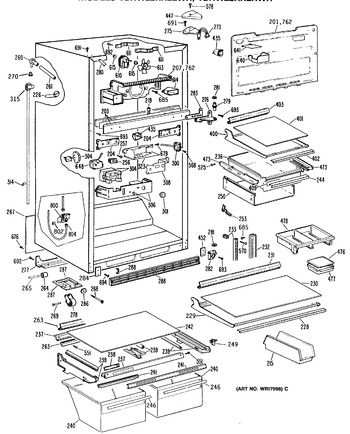 Diagram for TBHW22RRELWH