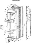 Diagram for 2 - Fresh Food Door