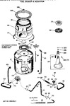 Diagram for 4 - Tub, Basket & Agitator